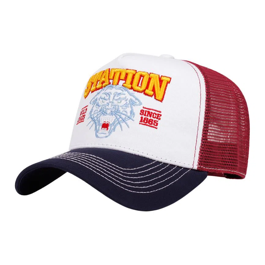 山一丸 户外运动封闭 个性嘻哈遮阳 棉 鸭舌帽 男女同款情侣款