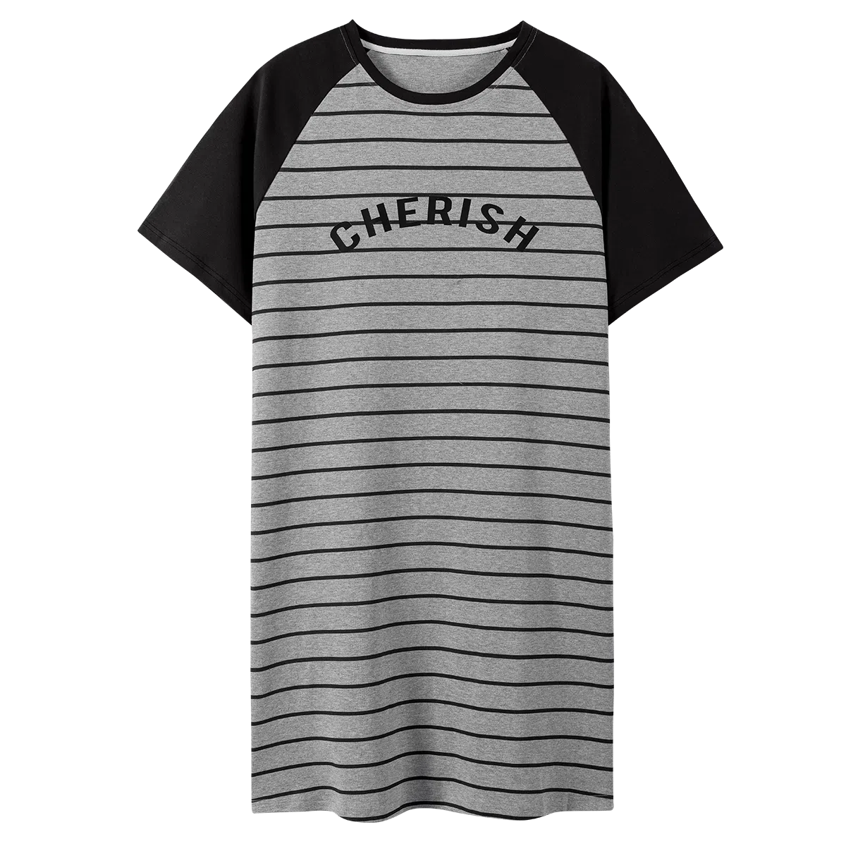 梦特娇 夏季 透气亲肤舒适睡裙 女款 灰色