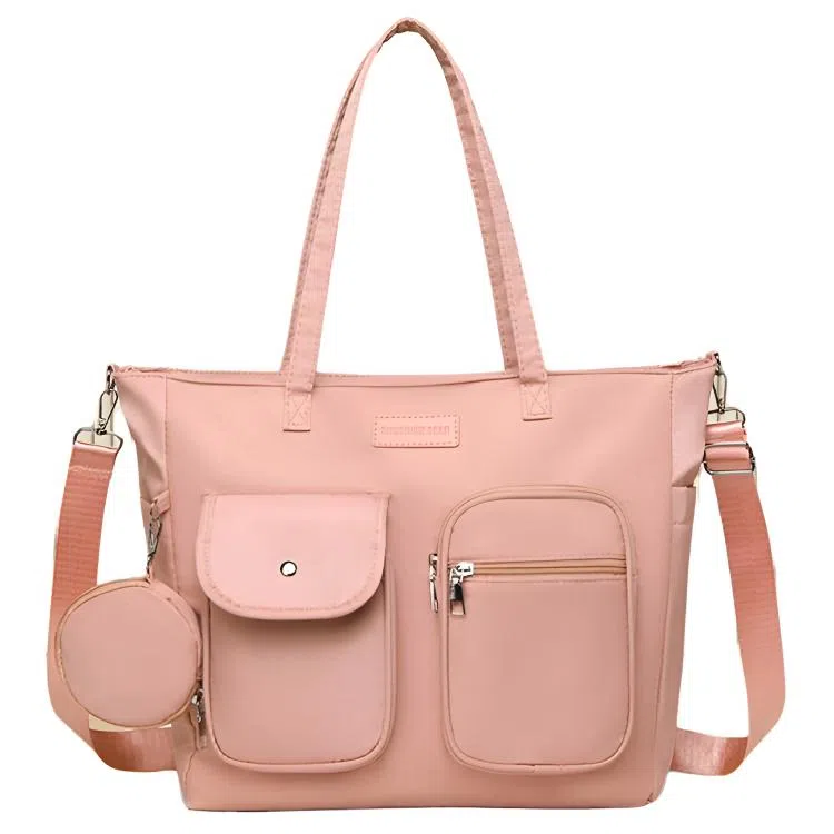 恒源祥 轻便大容量 尼龙布 旅游背包托特包斜挎单肩包 男女同款情侣款 多色