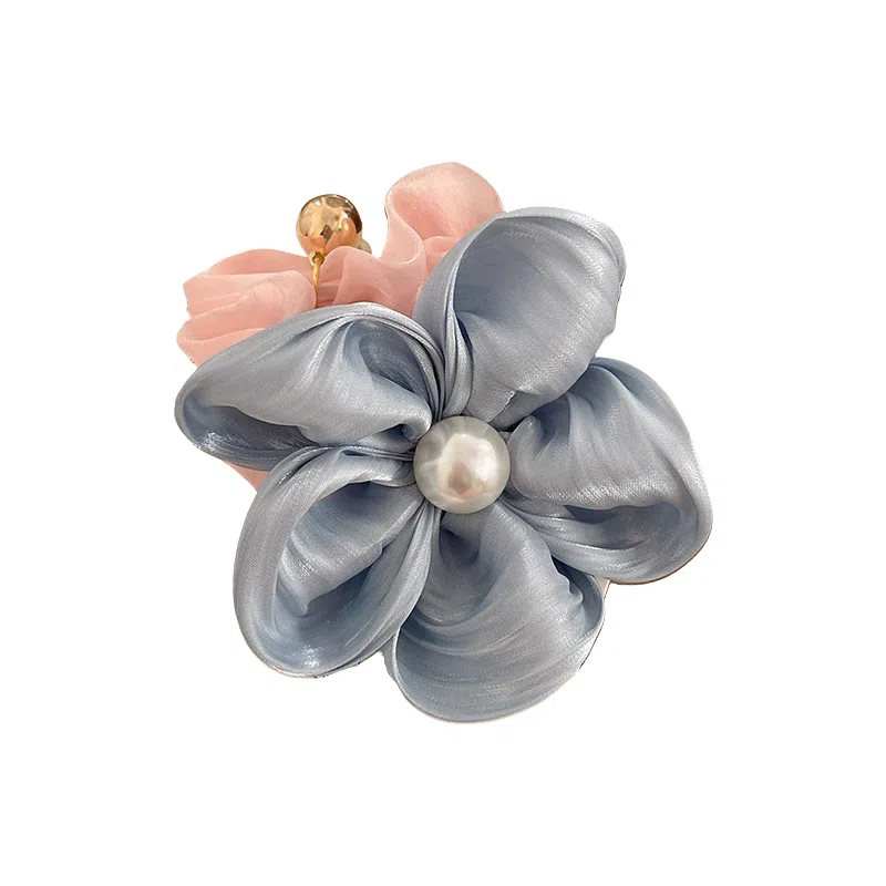 蒙妮 玫瑰花花朵 布艺 发圈 女款