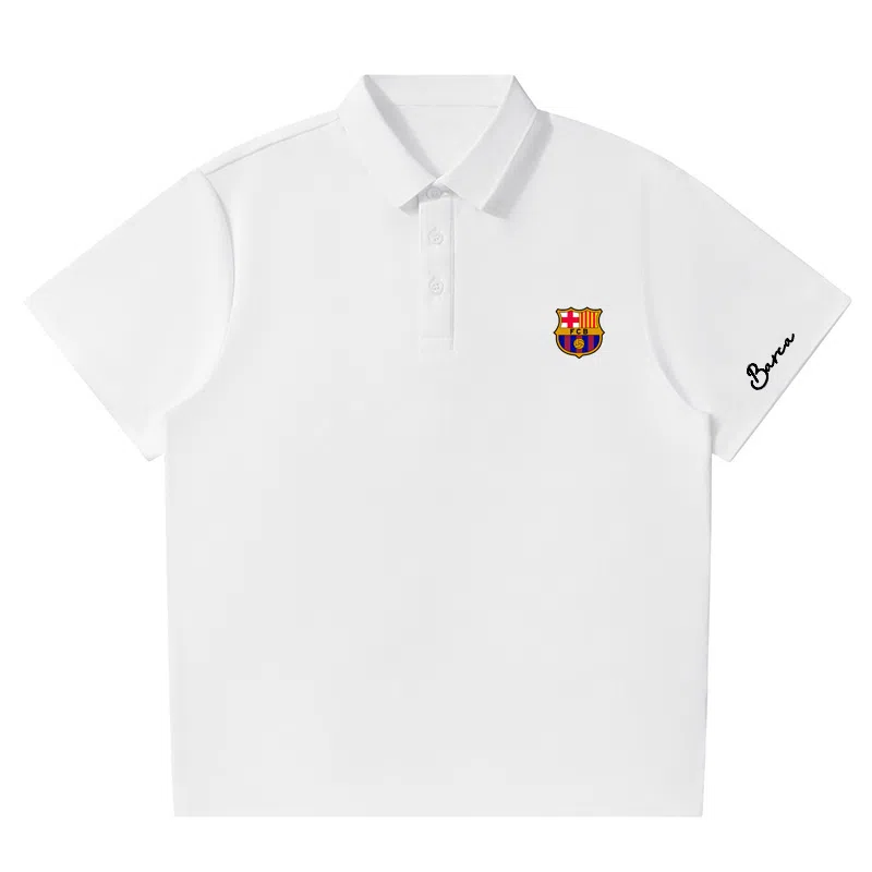 Barcelona Retro Logo Polo Shirt
