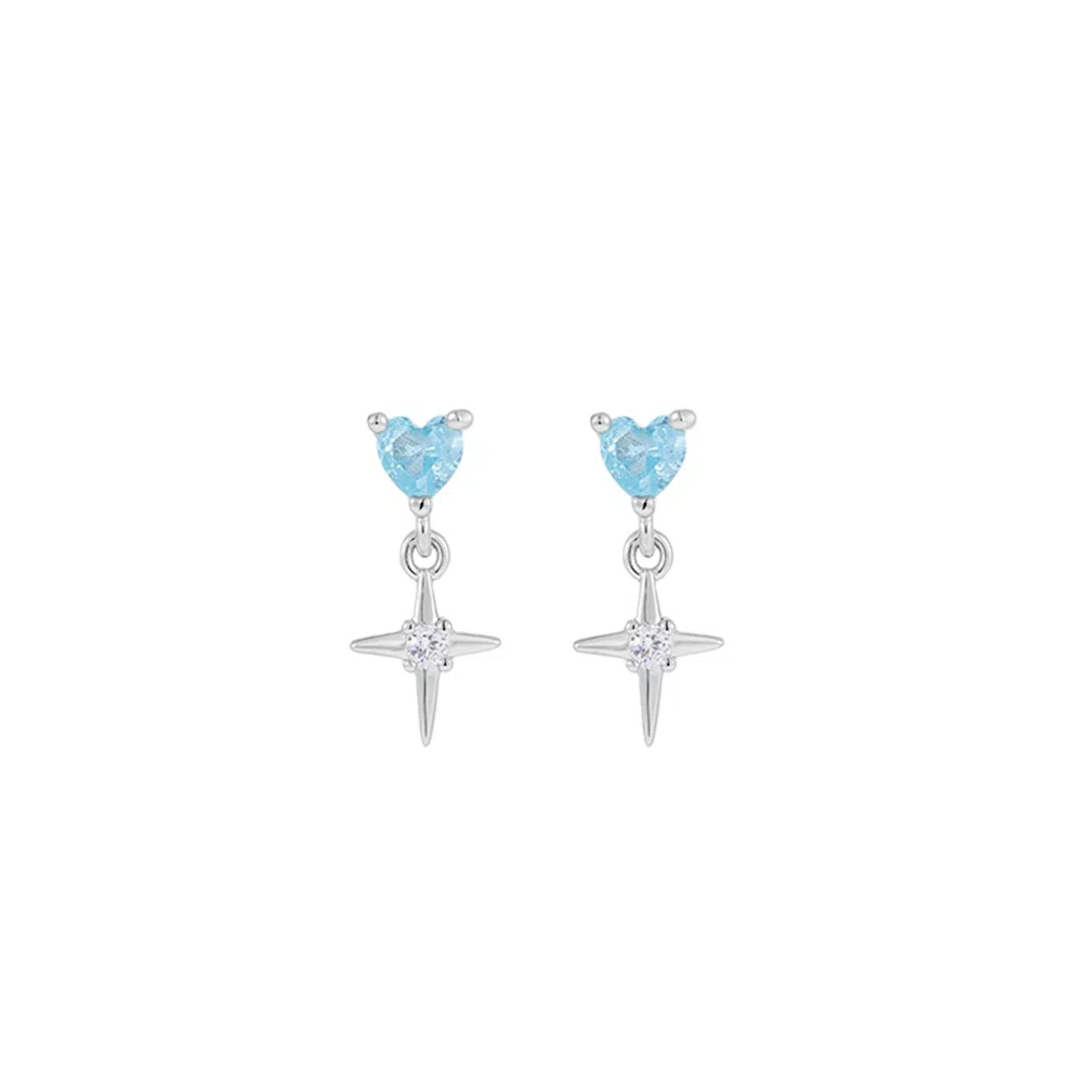 Xiyu Enamel Star Earrings