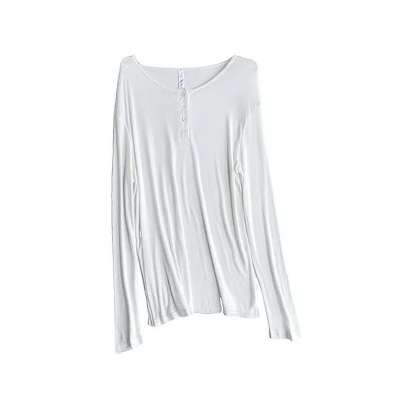 内在密码 冰丝垂感薄款防晒罩衫薄纱慵懒感宽松长袖打底衣 女款
