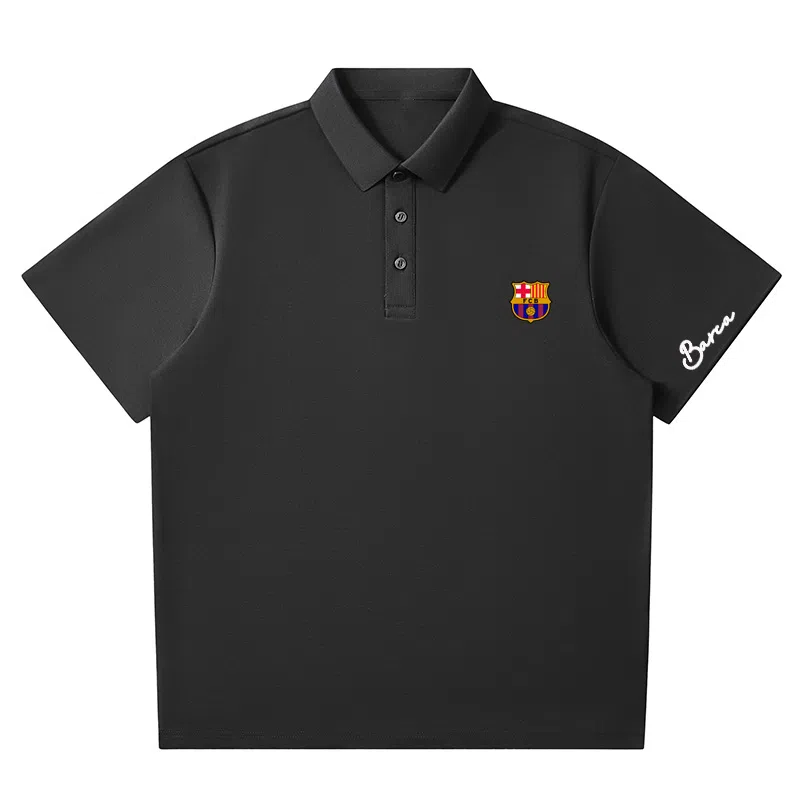 Barcelona Retro Logo Polo Shirt