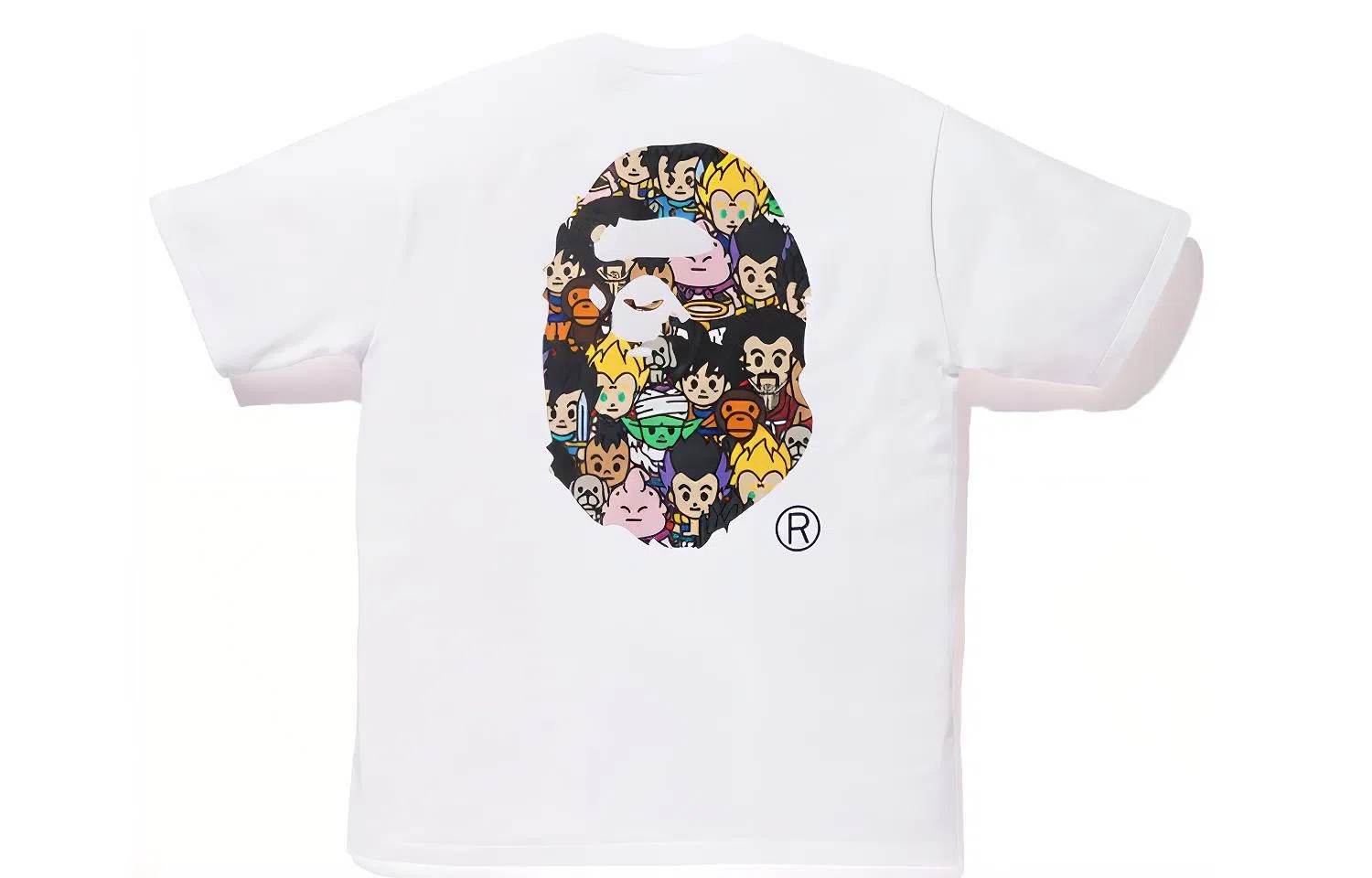 A BATHING APE x DRAGON Ball Z Ape Head Tee