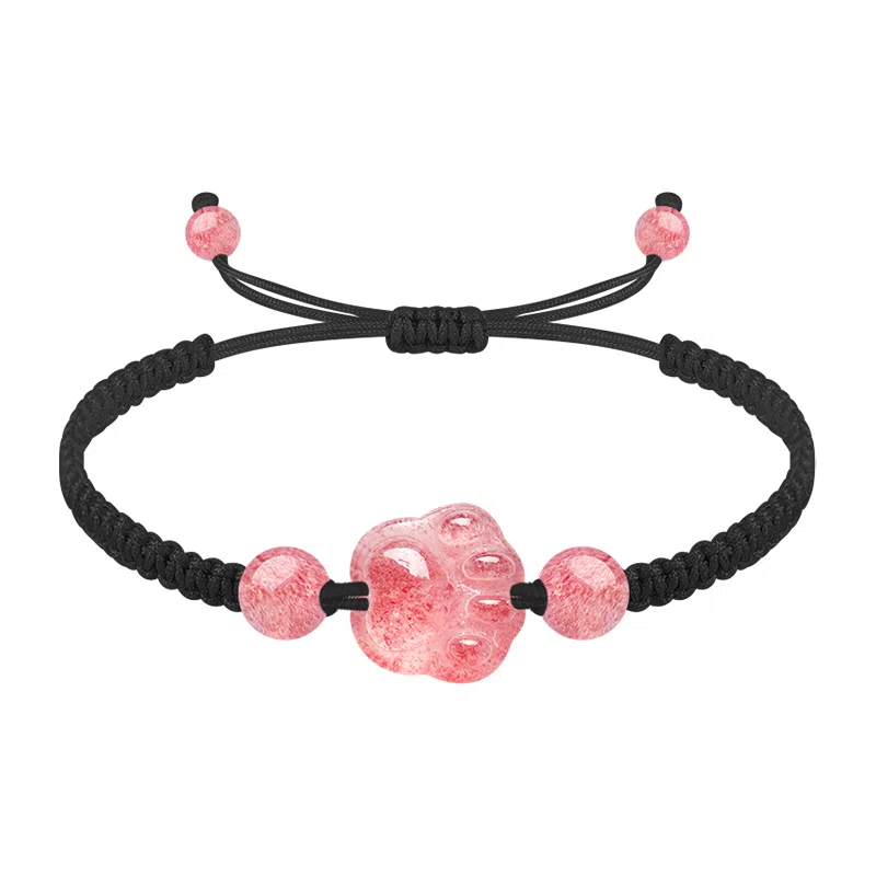 SINCE BEAUTY Pink Cat Paw Bracelet