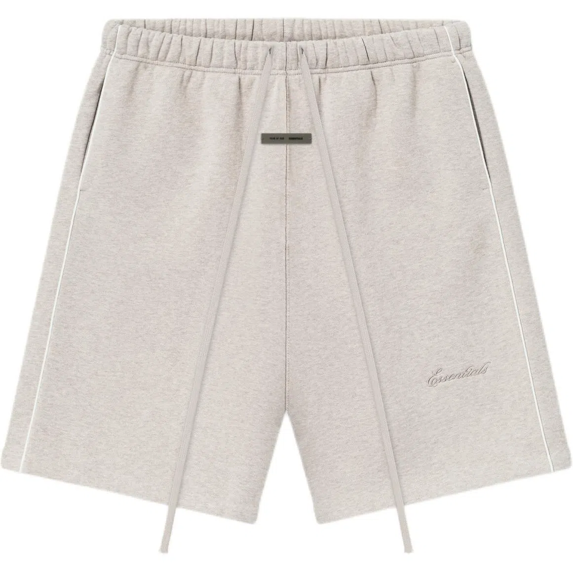 Fear of God Essentials Basketball Fleece Short Heather Stone