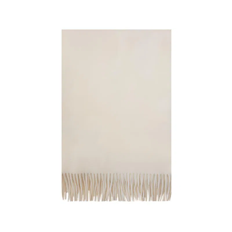 【榜单优选】 桉彩饰 羊绒羊毛混纺百搭柔软披肩女友流苏舒适保暖高雅纯色毕业季谢师礼加厚超大舒适冬日恋歌 绒线围巾 男女同款情侣款