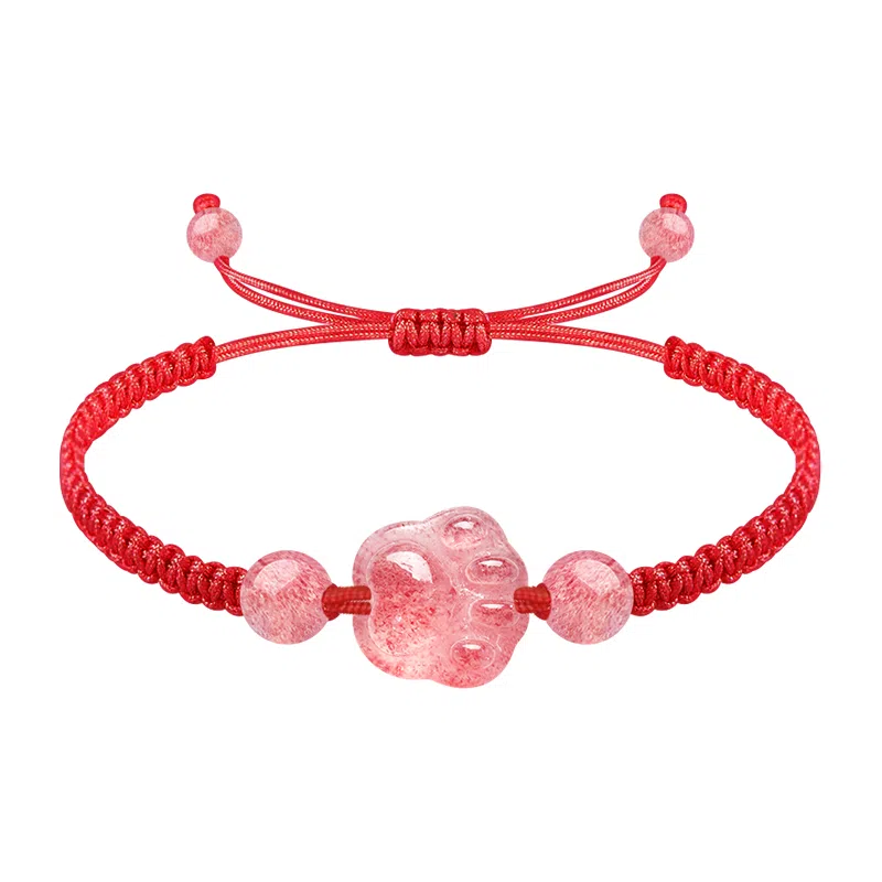 SINCE BEAUTY Pink Cat Paw Bracelet