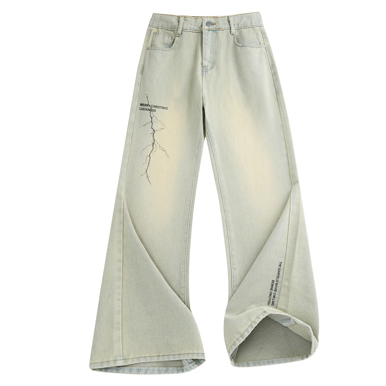 Garfield Family Vintage Lightning Jeans