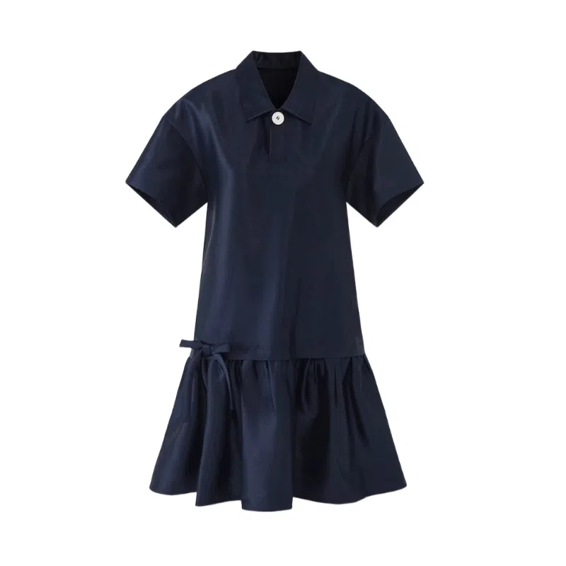 海獭 简约舒适时尚短袖连衣裙 女款