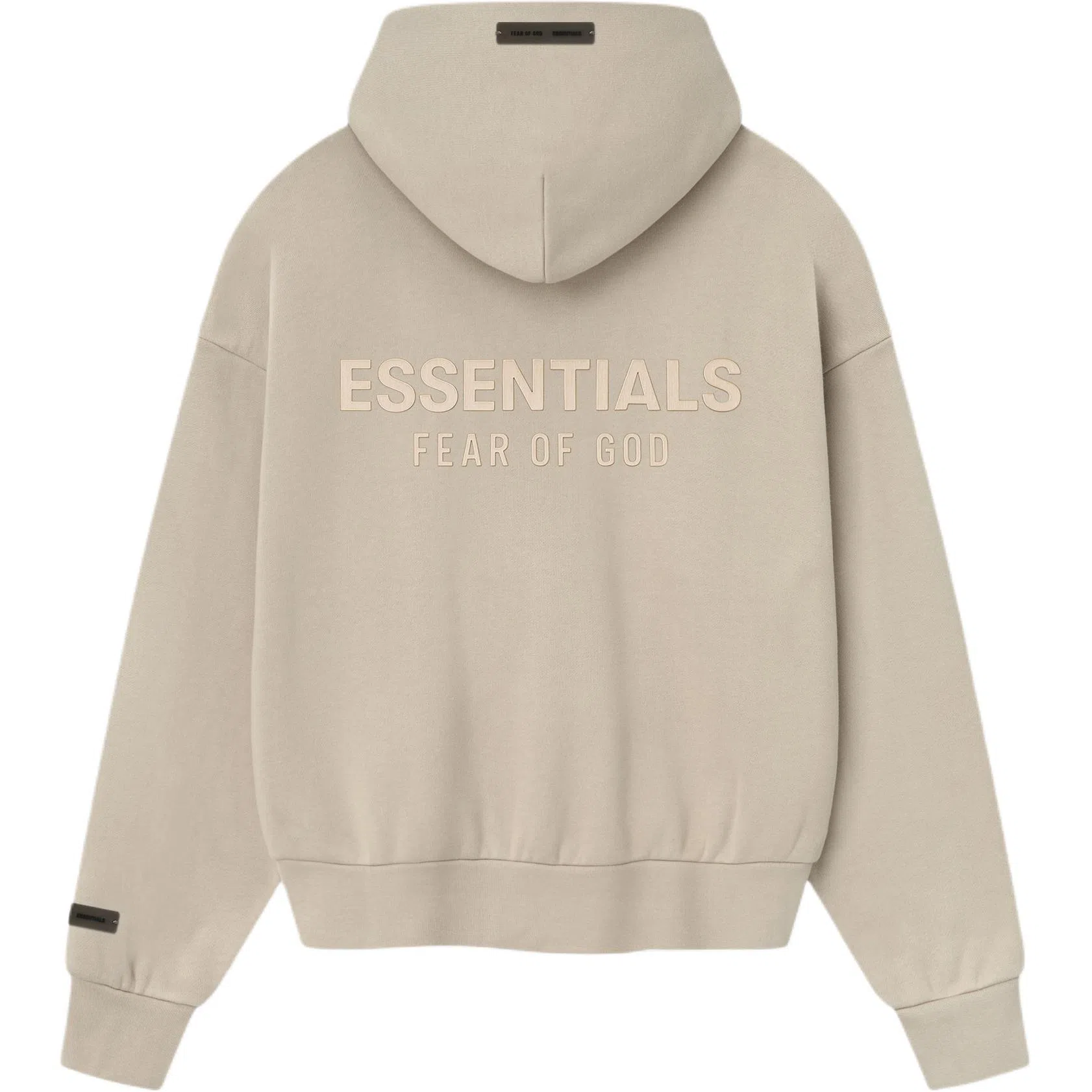 Fear of God Essentials Classic Fit Fleece Zip Up Timber