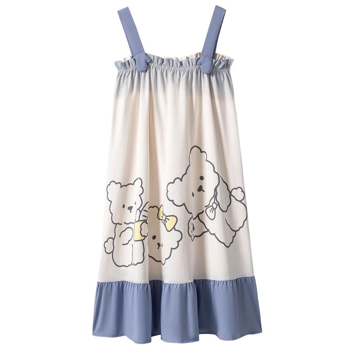 梦特娇 轻薄透气舒适卡通吊带无袖睡裙 女款