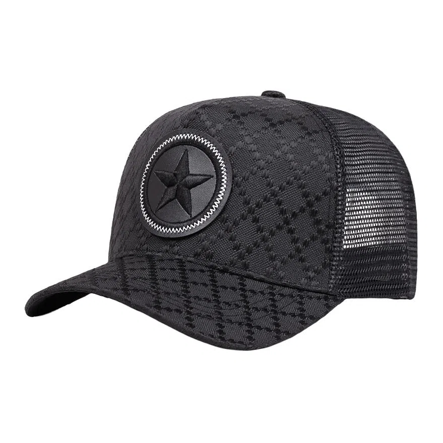 山一丸 透气网户外遮阳嘻哈 棉 鸭舌帽 男女同款情侣款