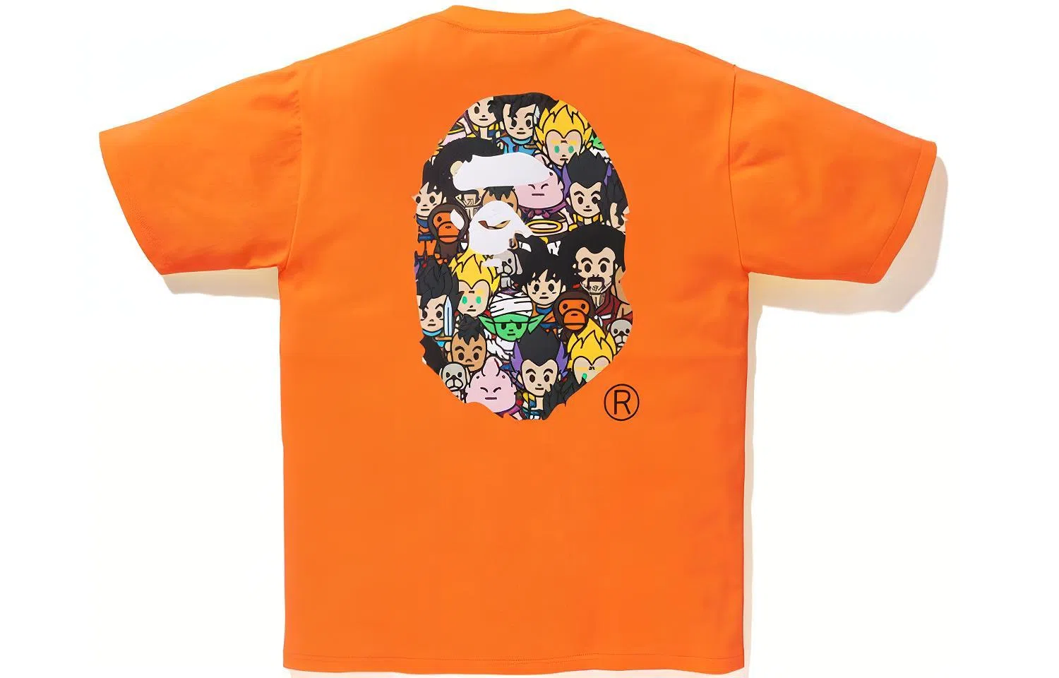 A BATHING APE x DRAGON Ball Z Ape Head Tee