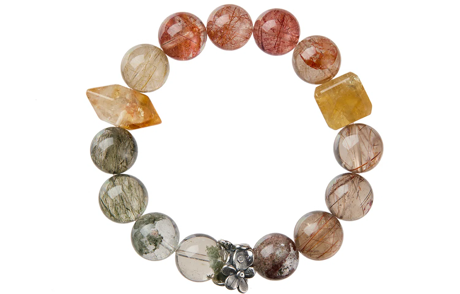 石头记 新中式高级感优雅气质#好运 多色水晶 手串 男女同款情侣款