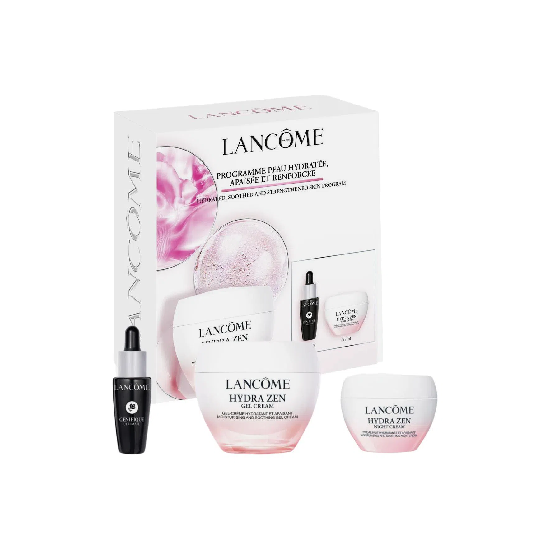 兰蔻 新水份缘护肤套装 保湿提亮紧致 三件套