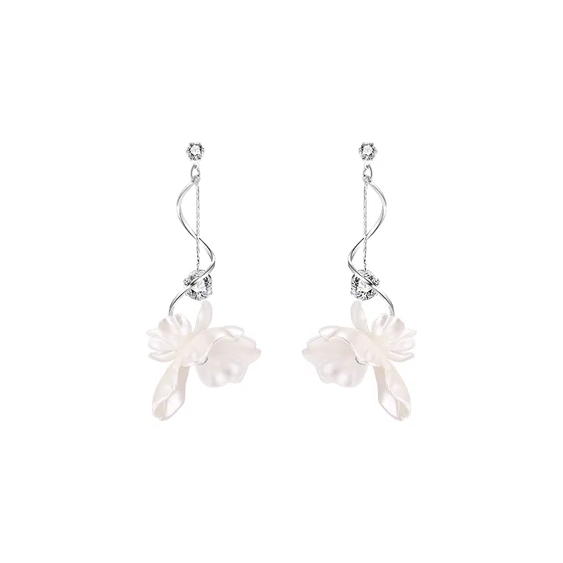 芒果饰品 法式复古流苏 铜 耳环 女款