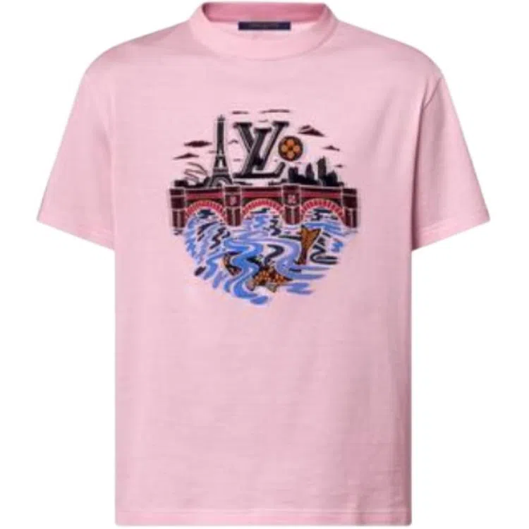 Louis Vuitton x Nigo FW25 Letter Jacquard Crewneck Tee