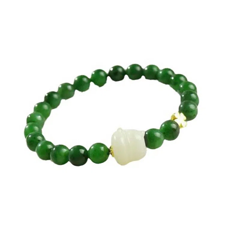 骊碧 【寻找内心的宁静·守护】古风色猫咪新中式国风实用高档浪漫有意义仪式感 琉璃 手串 女款