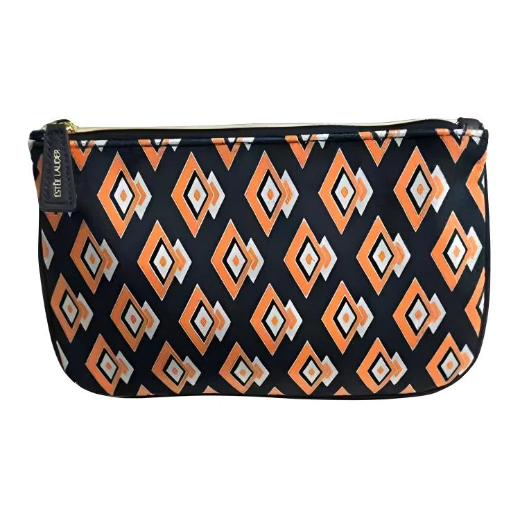 雅诗兰黛 复古菱格图纹收纳包 便携