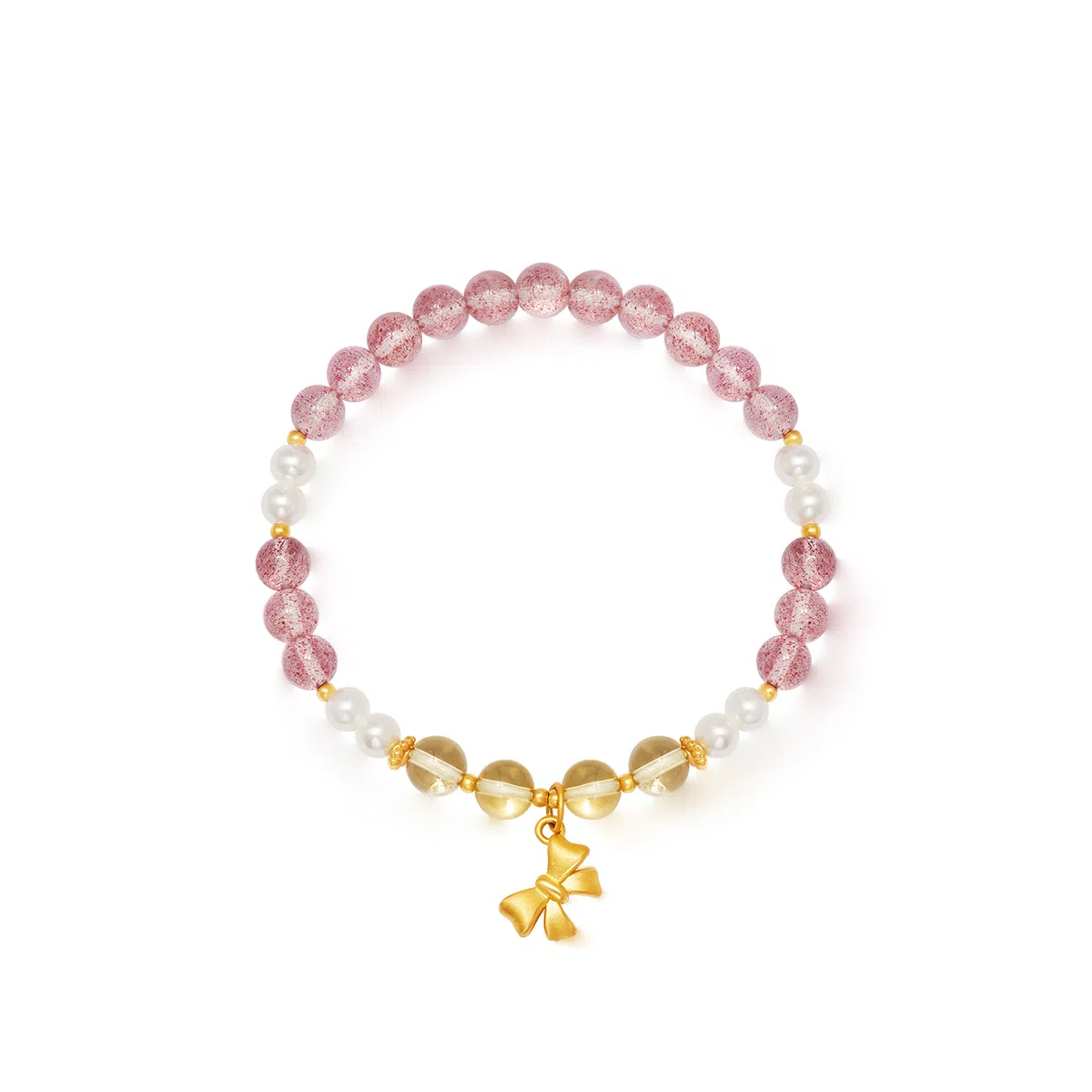 曼卡龙 甜蜜暴击 精致好物天然 草莓晶 手串 女款