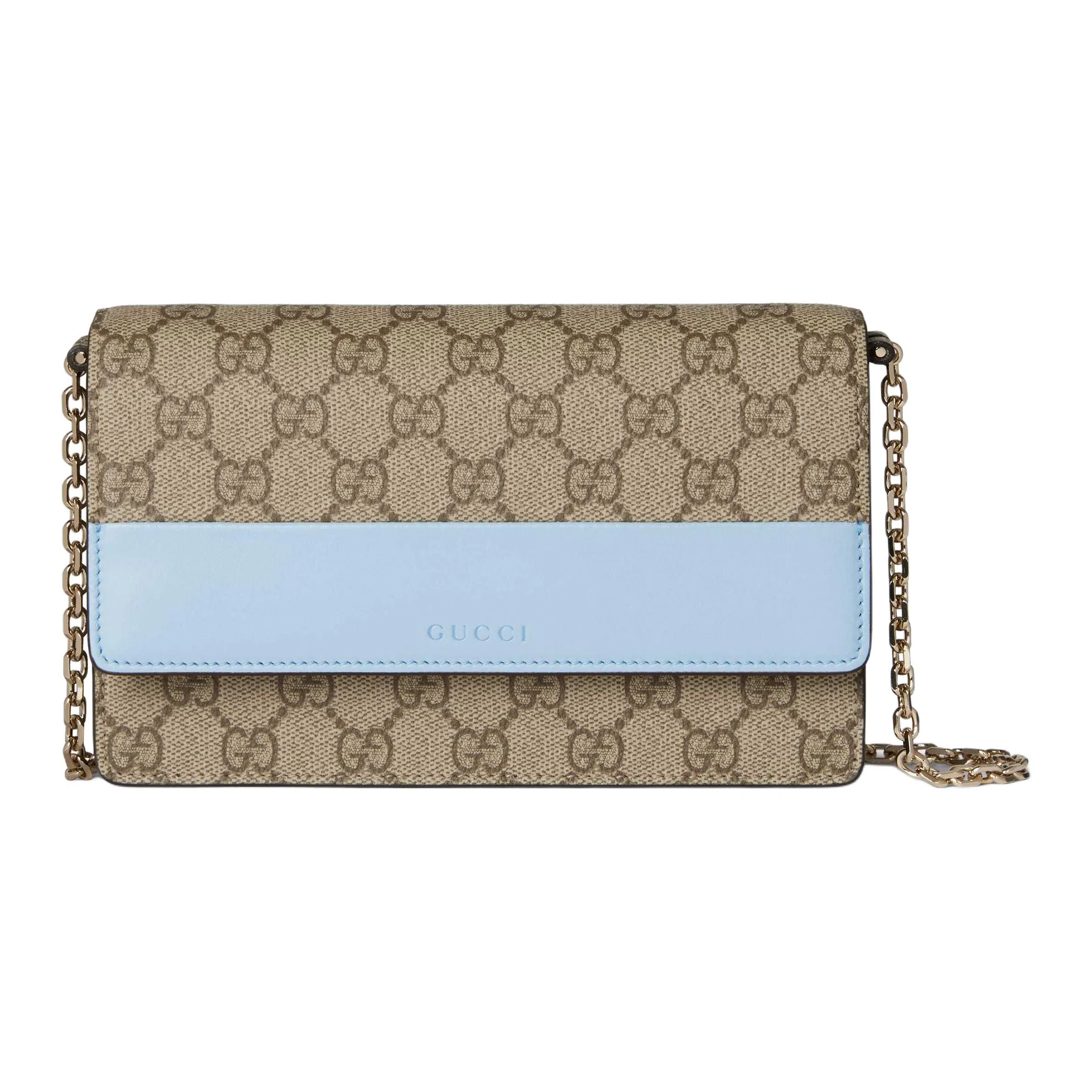 Gucci GG Emblem Wallet Shoulder Bag