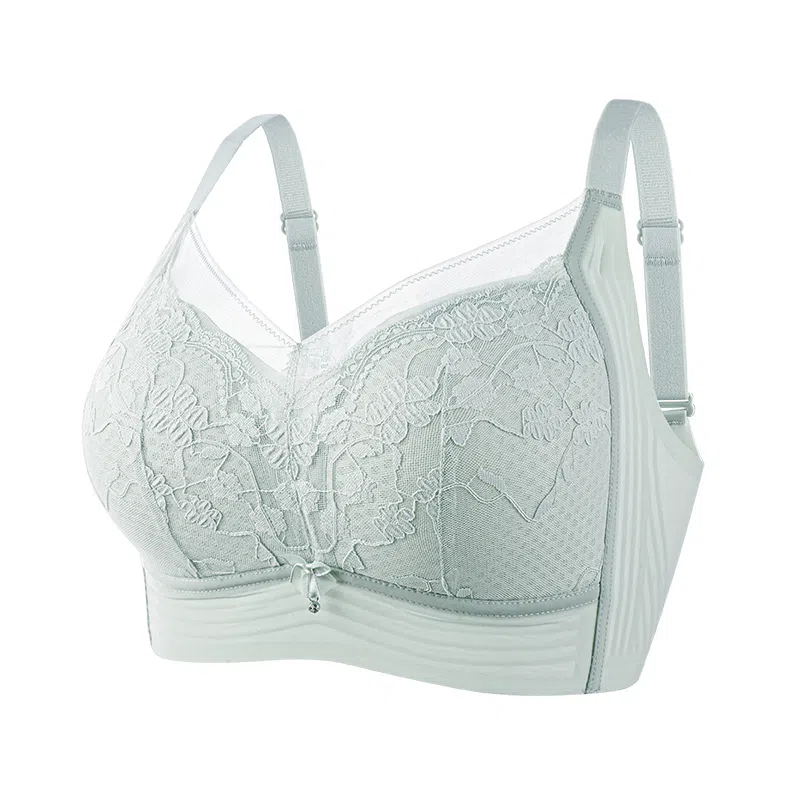 欧迪芬 冰丝蜂巢亲肤柔软洞洞杯大胸显小轻薄透气上托聚拢防下垂软胶条支持收副乳夏季清凉款文胸 女款
