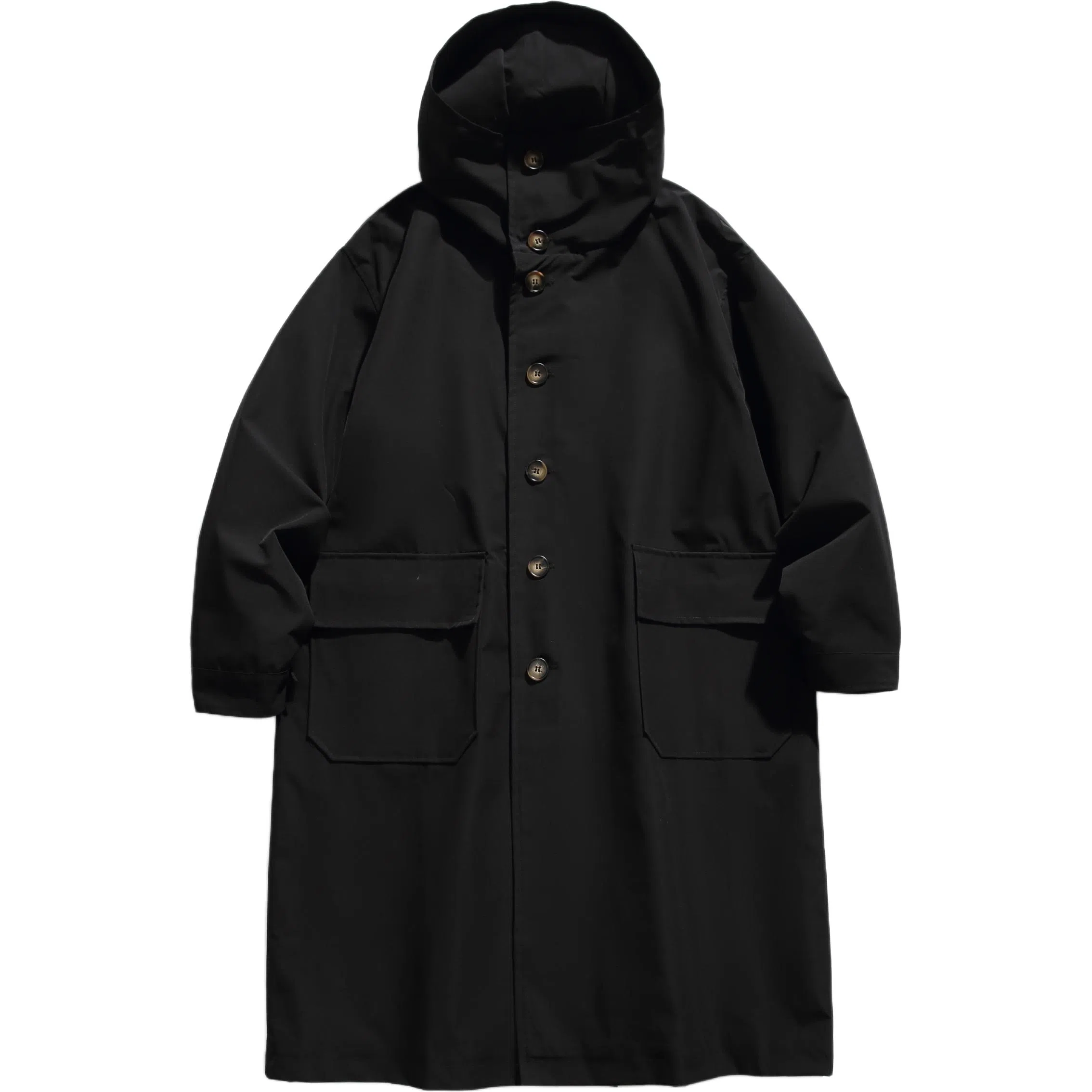 【dme】 日式复古简约百搭休闲重磅宽松日常潮牌纯色风衣 男女同款