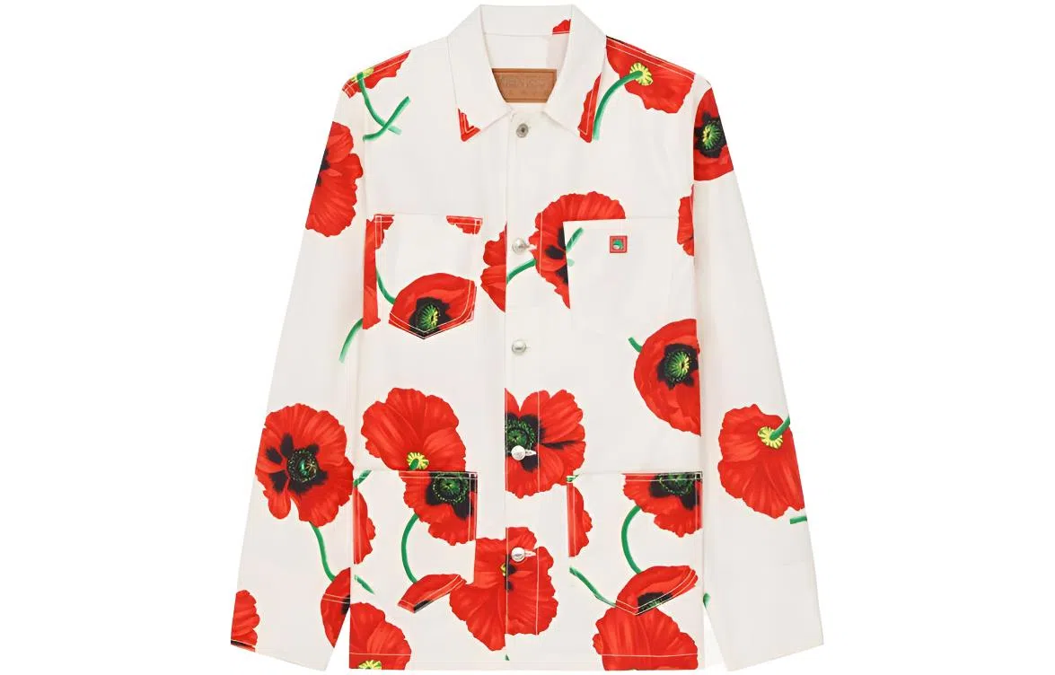 KENZO x Nigo FW22 Poppy Print Jacket White
