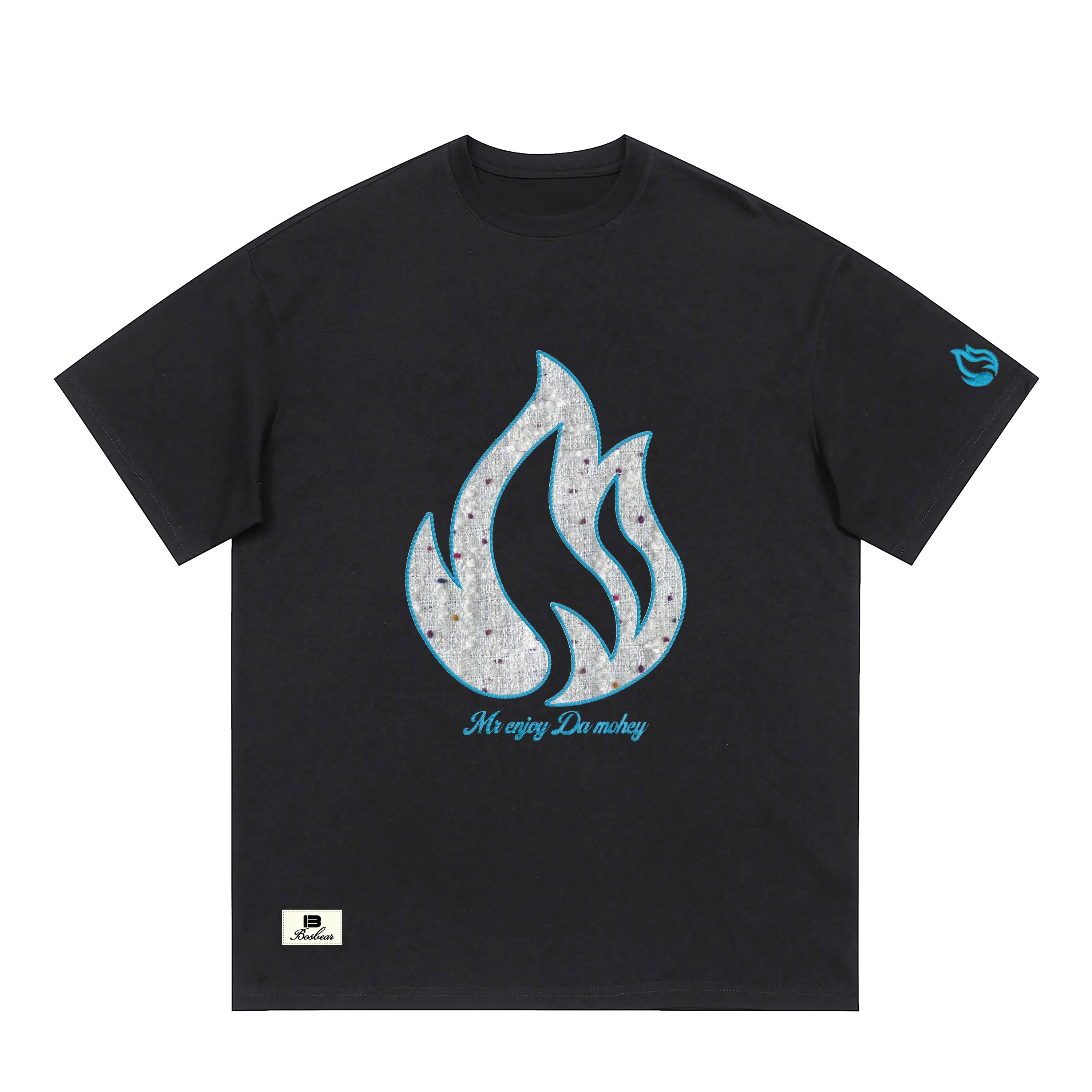 BOS BEAR Flame Embroidery Tee