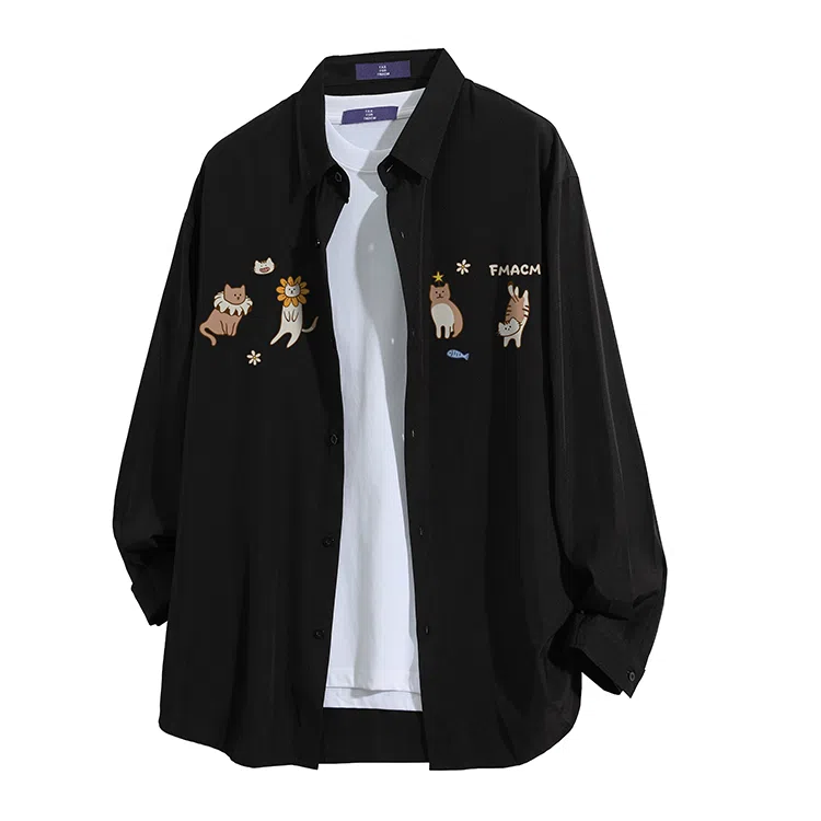 FAX FOR FMACM Cat Print Shirt
