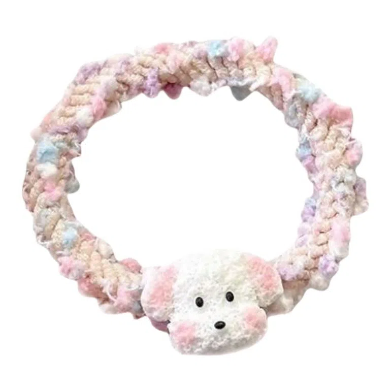 希铃 彩色可爱百搭高弹力 棉麻 头绳 女款