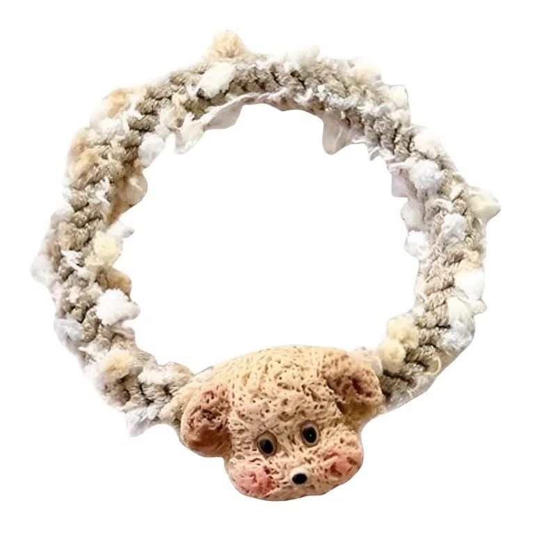 希铃 彩色可爱百搭高弹力 棉麻 头绳 女款