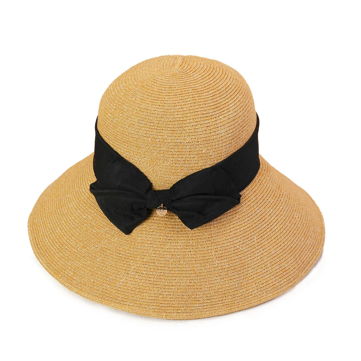 红豆 草帽夏季遮阳沙滩帽防紫外线大檐透气编织草帽渔夫帽 聚酯纤维 防晒帽 女款