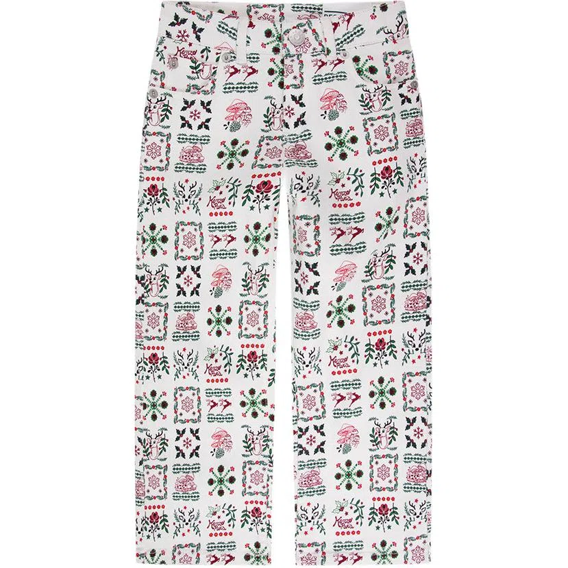 KENZO Festive Cotton Trousers