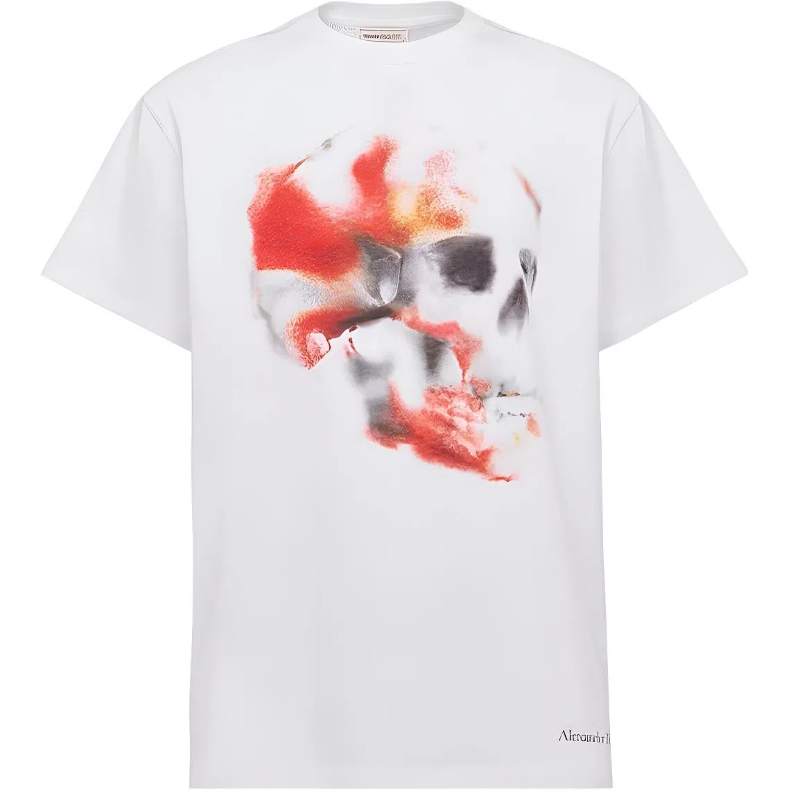 Alexander McQueen Obscured Skull T-Shirt T
