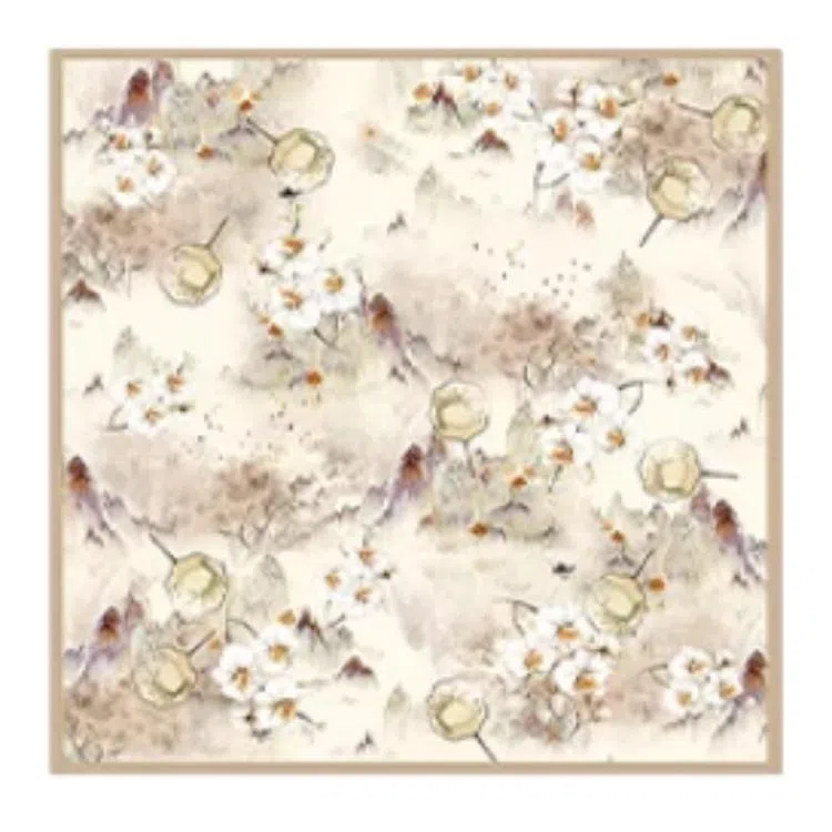 上海故事 双面印花 桑蚕丝 丝巾 女款 多色