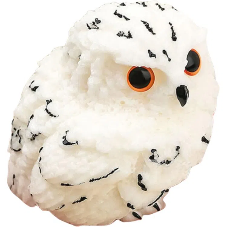 悦悦熊 仿真猫头鹰捏捏乐 玩具