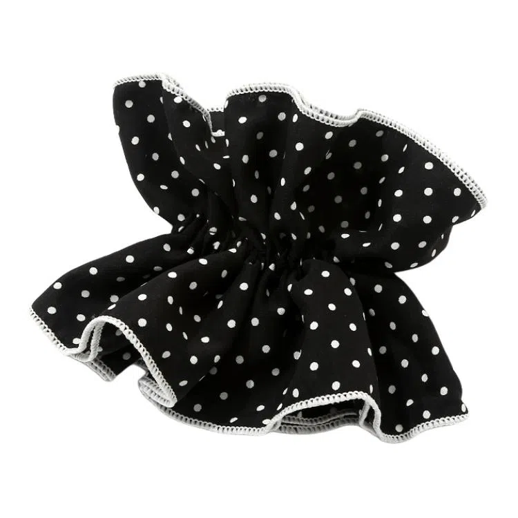 如花梦 早春高级感温柔气质波点大肠 布艺 发圈 女款