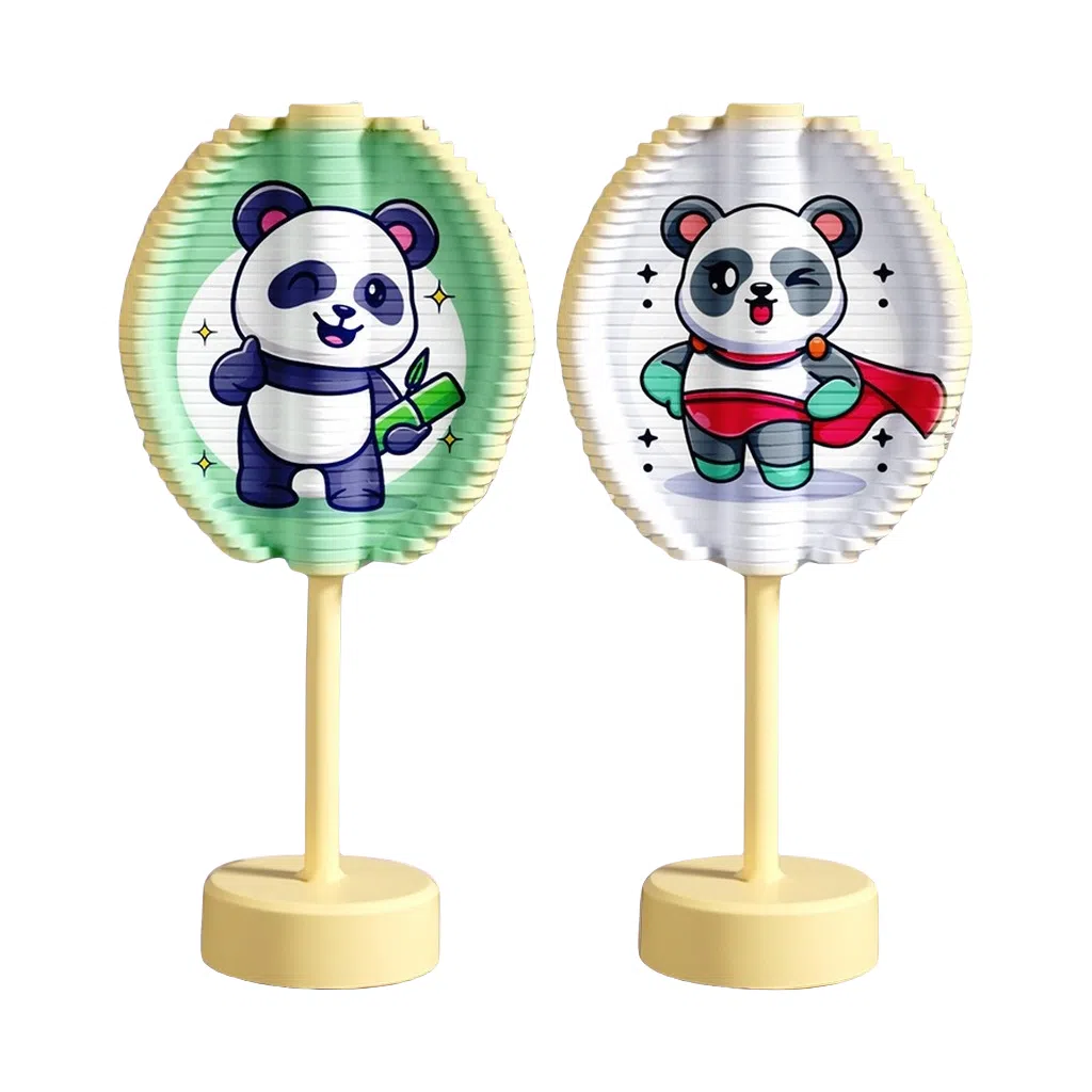 咕轹 卡通熊猫图案 玩具