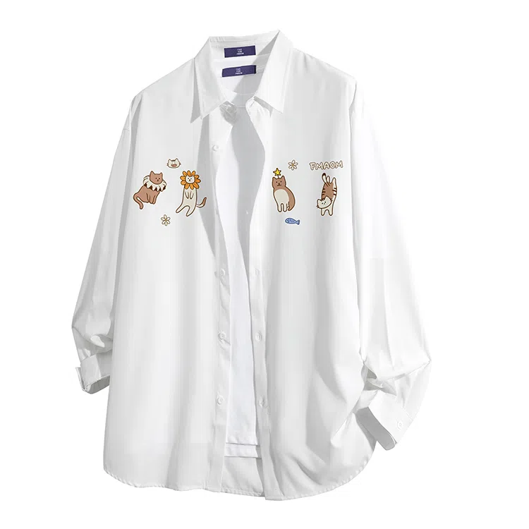FAX FOR FMACM Cat Print Shirt