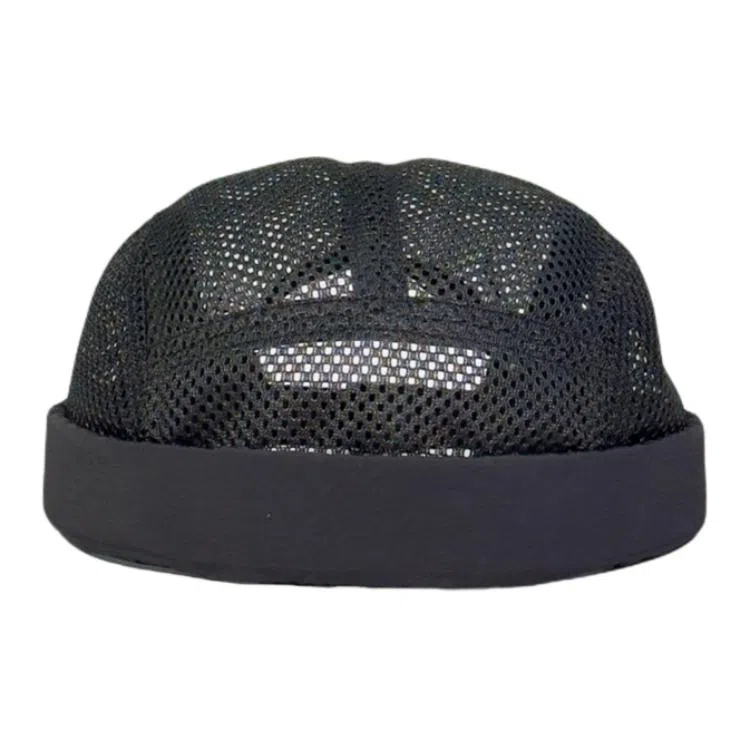 山一丸 春夏网眼透气地主帽雅痞西瓜帽瓜皮帽嘻哈速干薄款无檐帽 锦纶 帽子 男女同款情侣款