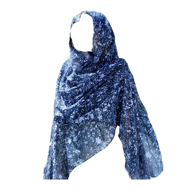 艾佳微 度假百搭复古花色民族风薄款围巾丝巾防 晒透气优雅文艺 披肩 女款