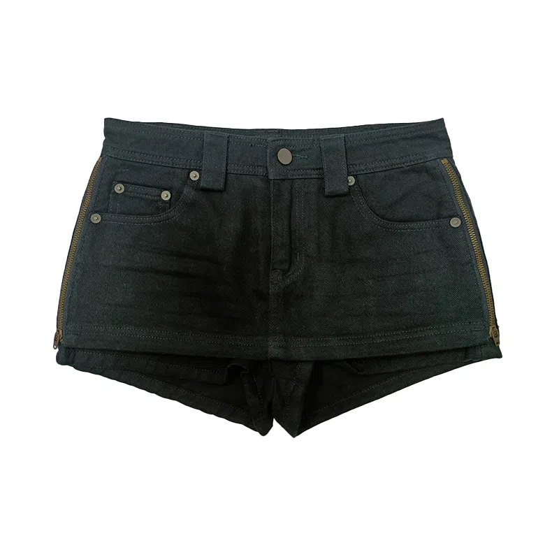 玫丝朵 时尚潮流高腰设计百搭牛仔短裤 女款