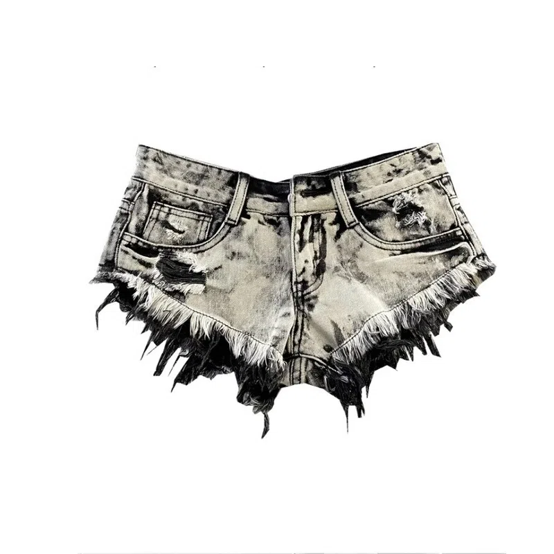 SY Vintage Low Waist Denim Shorts