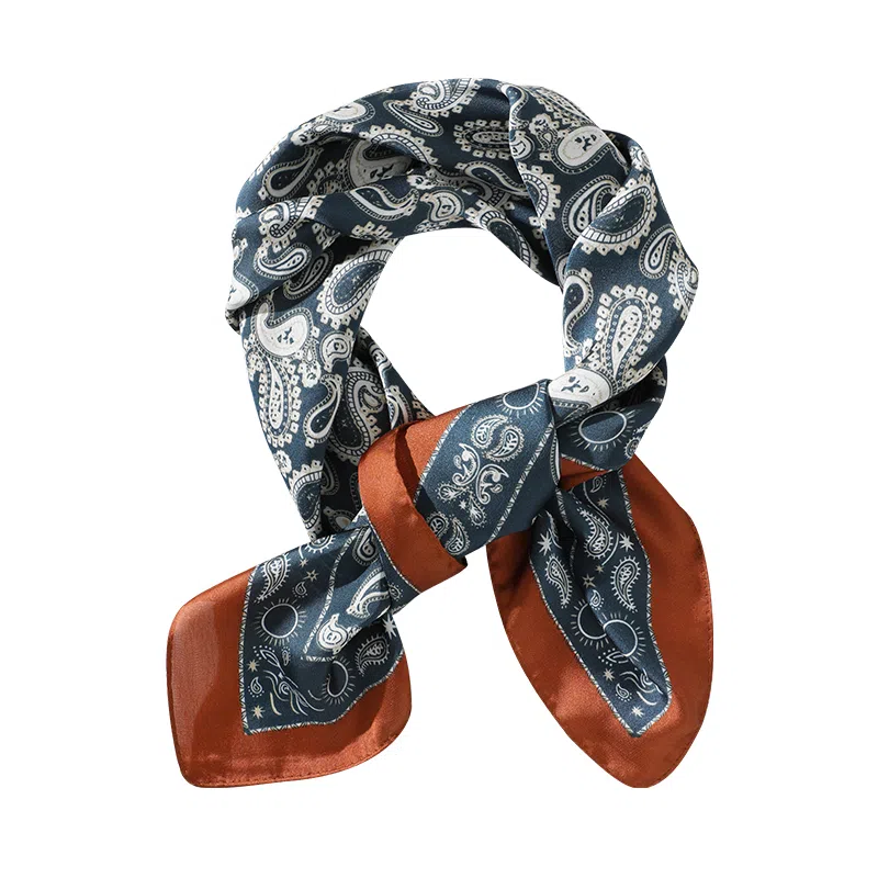 俞兆林 复古时髦腰果百搭小方巾系脖围巾发带包头绑发绑包小领巾腰带配饰高级感 丝巾 女款