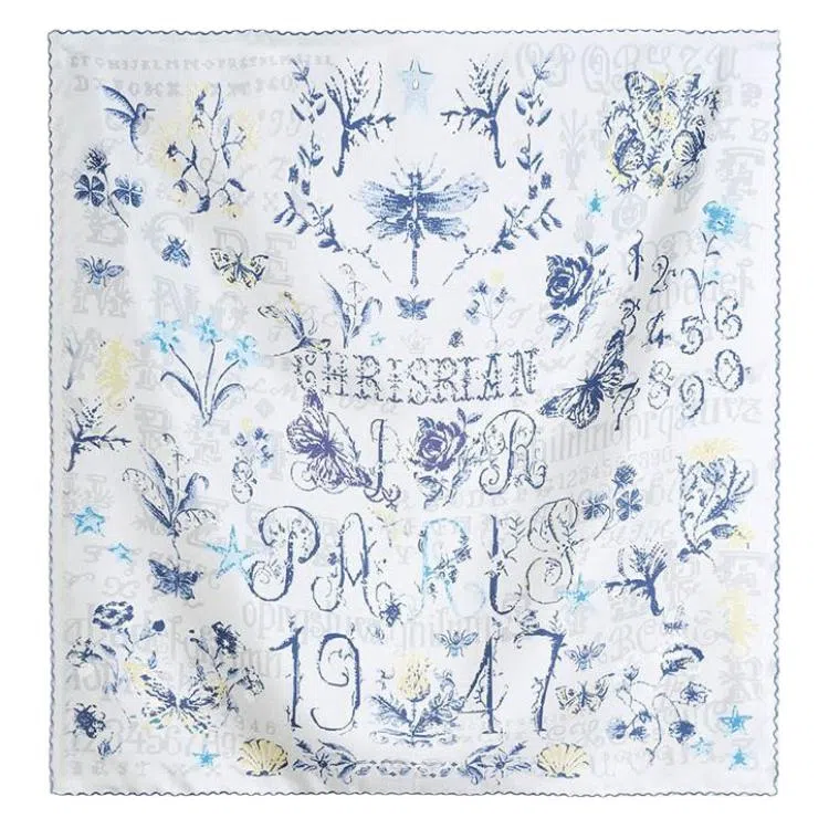 山一丸 真丝斜纹绸异色方巾时尚小领巾 丝巾 女款