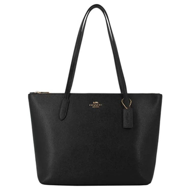 COACH Zip Top Tote 30 Black
