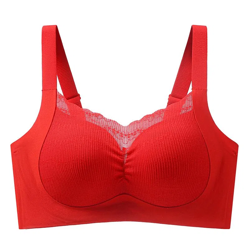 欧迪芬 超薄透气亲肤柔软美背上托聚拢防下垂无痕收副乳聚拢显瘦文胸 女款 组合装